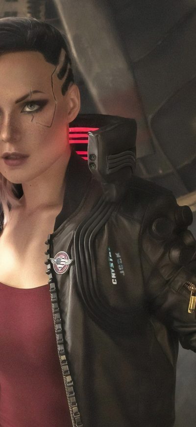 Fond d'écran iPhone Cyberpunk 2077 New Cosplay 4k