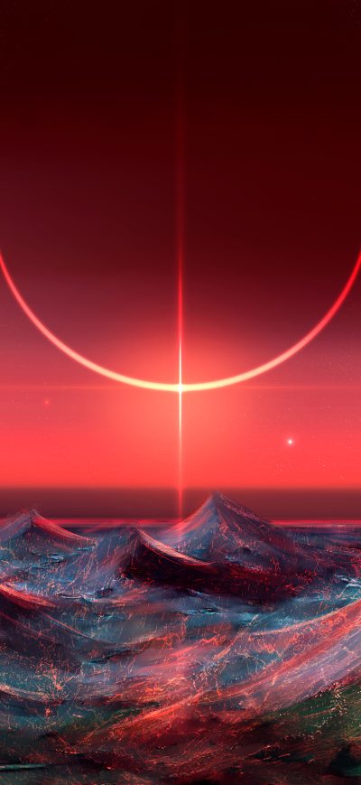 Fond d'écran iPhone Oceal Eclipse