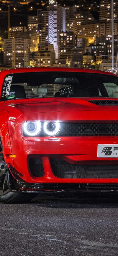 Fond d'écran iPhone 2019 Dodge Challenger Hellcat Prior Design