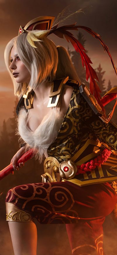 Fond d'écran iPhone Darya Kravets Dota 2 Cosplay 4k