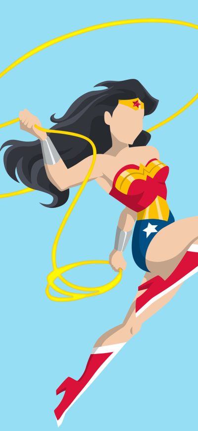 Fond d'écran iPhone Wonder Woman Vector Style