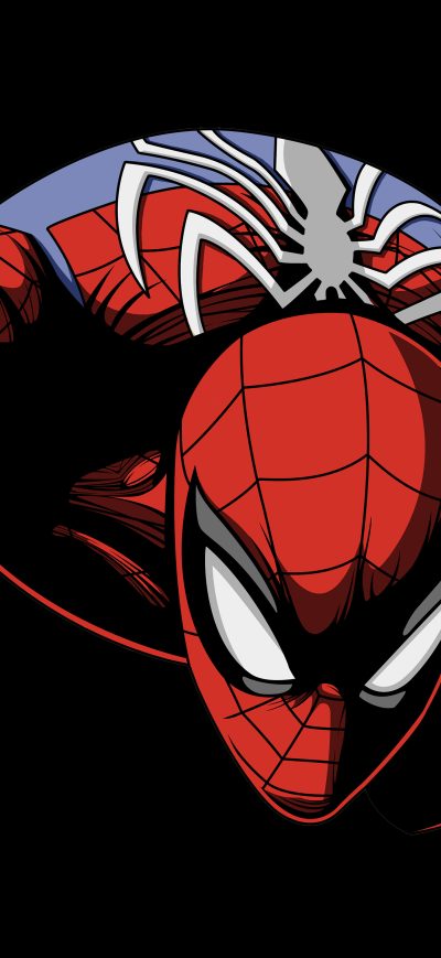 Fond d'écran iPhone Spiderman Dark Oled 5k