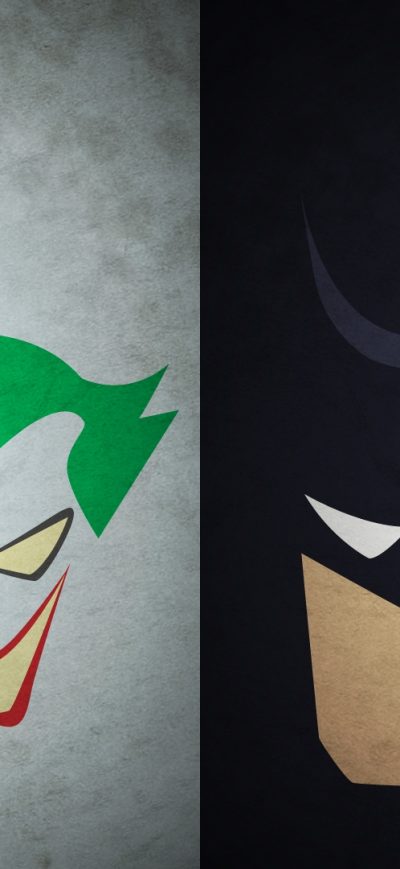 Fond d'écran Joker Batman Art sur iPhone