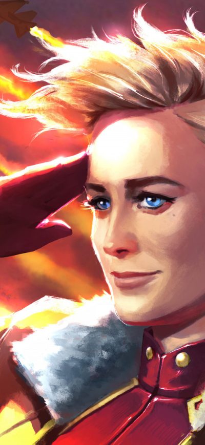 Fond d'écran iPhone Captain Marvel Movie Carol Danvers