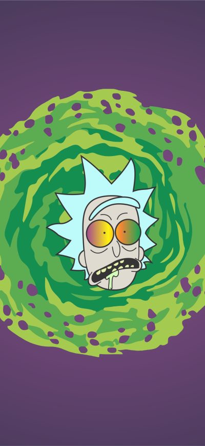Fond d'écran iPhone Rick Sanchez Artwork 5k
