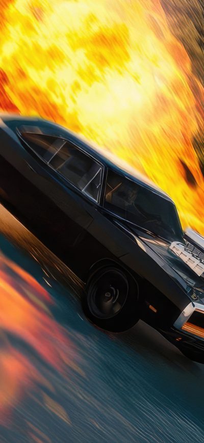 Fond d'écran iPhone Fast X Dominic Toretto Car