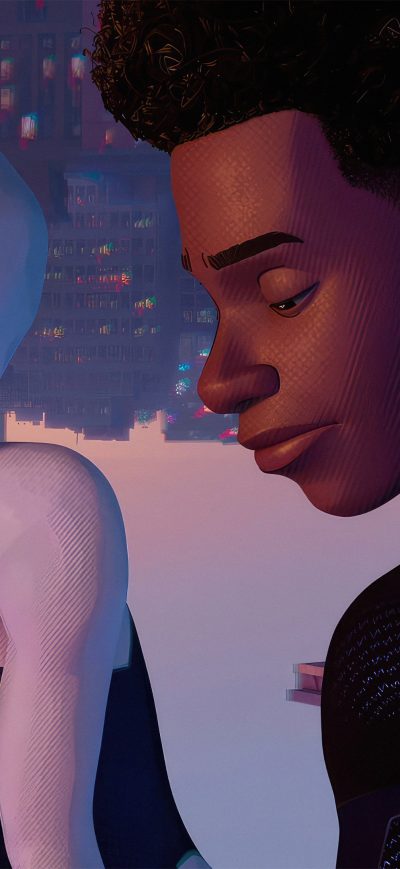 Fond d'écran iPhone Gwen Stacy And Miles Morales Talking