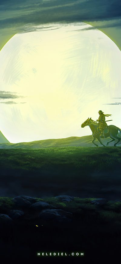 Fond d'écran iPhone Horse Rider 4k