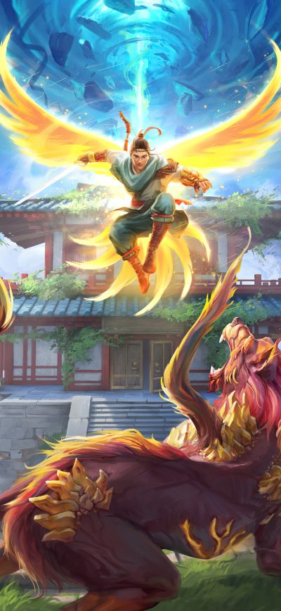 Fond d'écran iPhone Immortals Fenyx Rising Myths Of The Eastern Realm