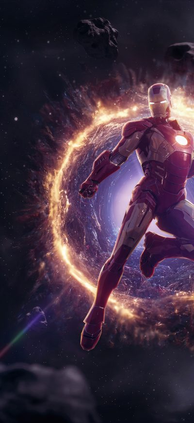 Fond d'écran iPhone Iron Man Through The Wormhole