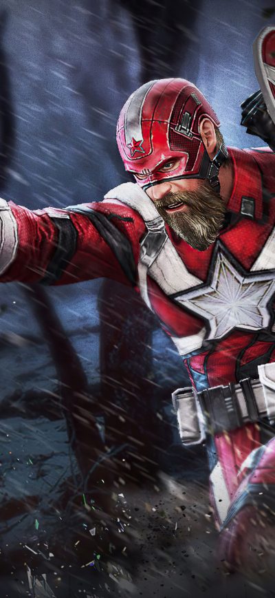 Fond d'écran iPhone Red Guardian Marvel Future Fight