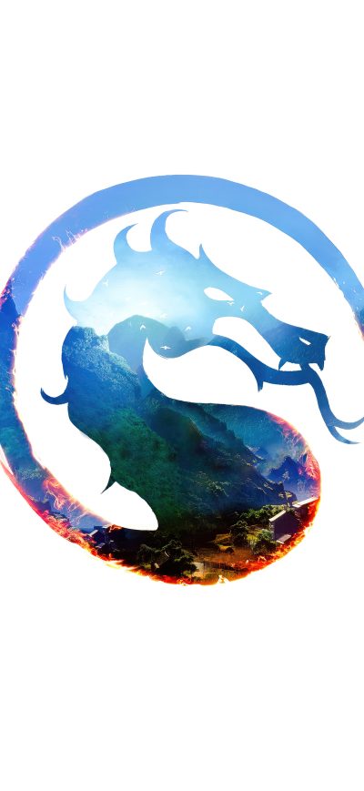 Fond d'écran iPhone Mortal Kombat 1 Logo