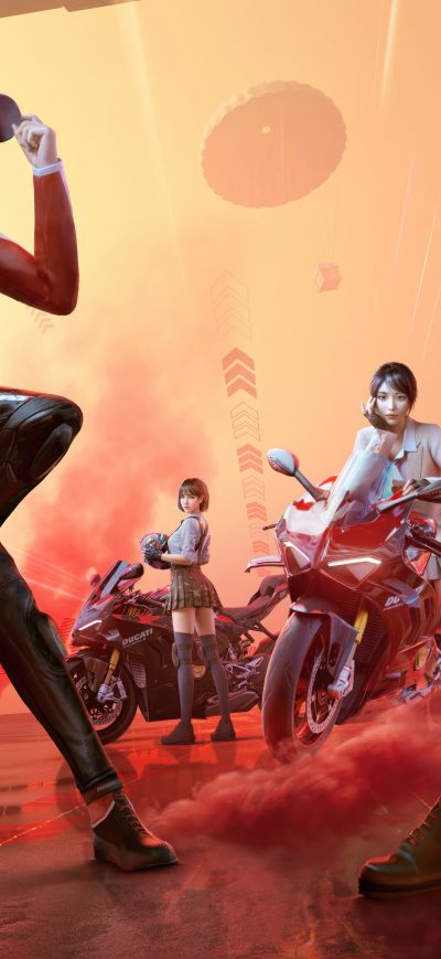 Fond d'écran iPhone Pubg Game Ducati Biker