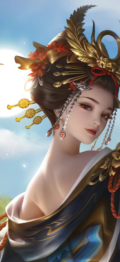 Fond d'écran Queen Of Ancient City 4k sur iPhone