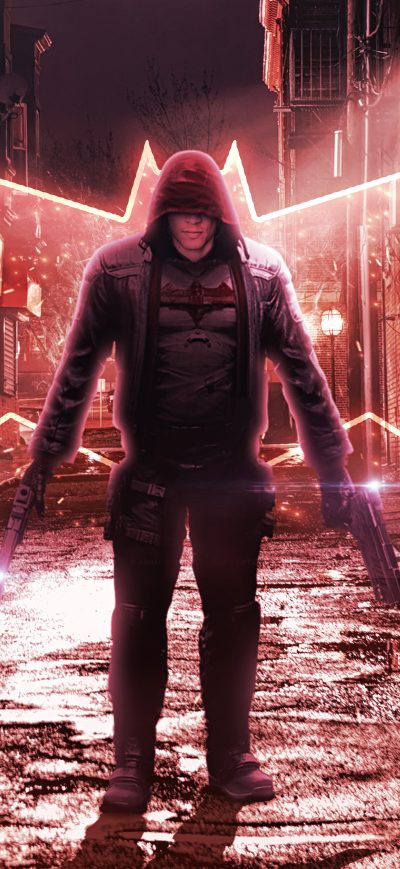 Fond d'écran iPhone Red Hood The Gotham Knight 5k