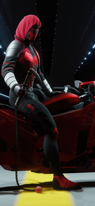 Fond d'écran iPhone Red Hood Future State 4k