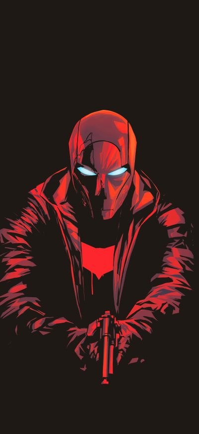 Fond d'écran iPhone Dc Titans Red Hood 8k