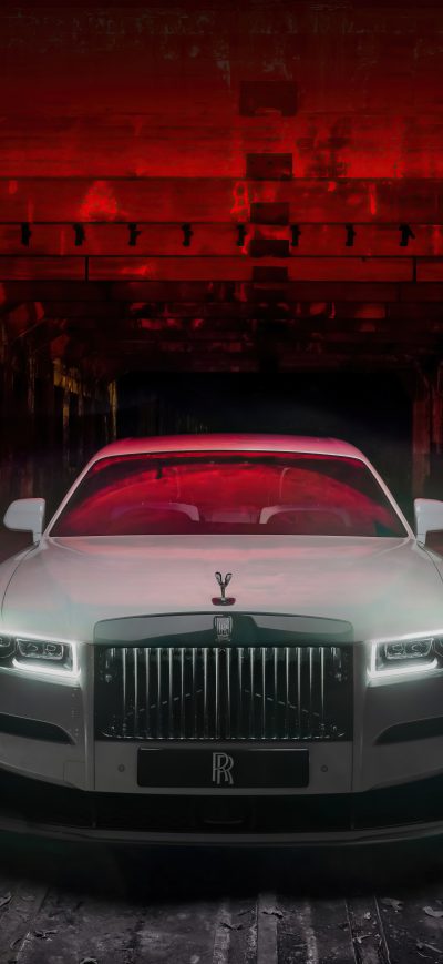 Fond d'écran iPhone 2022 Rolls Royce Black Badge Ghost 8k
