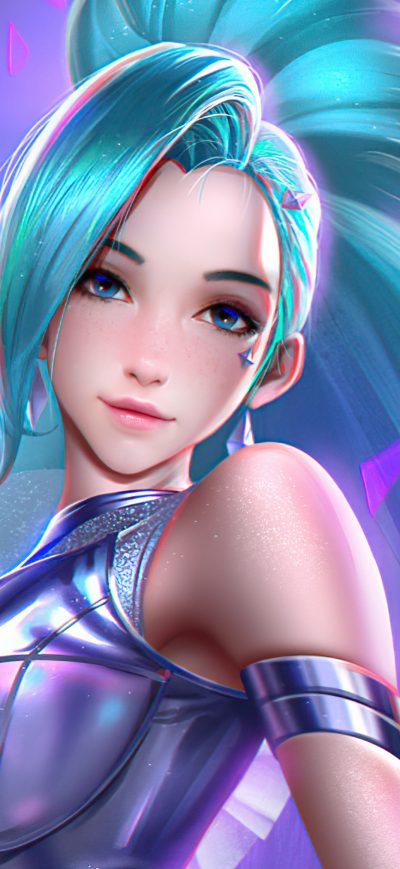 Fond d'écran iPhone Seraphine League Of Legends Fantasy 4k