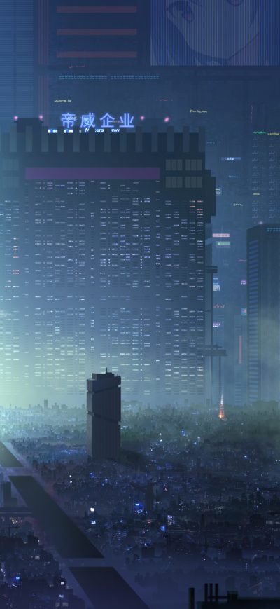 Fond d'écran iPhone Smoking Girl Looking Down City 4k