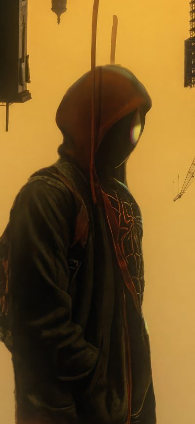Fond d'écran iPhone Miles Morales In Spiderman Across The Spiderverse