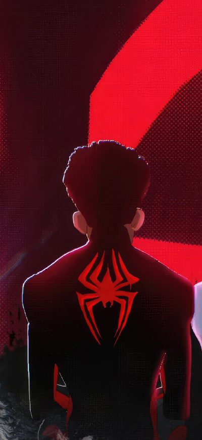 Fond d'écran iPhone Gwen And Miles In Spider Man Across The Spider Verse