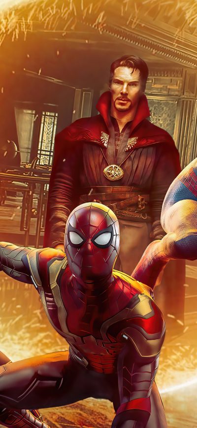Fond d'écran iPhone Doctor Strange In Spider Man No Way Home 4k