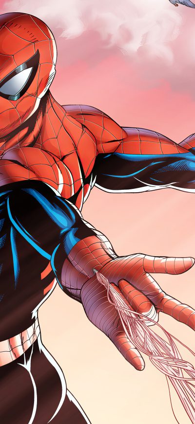 Fond d'écran iPhone Spiderman 4k Art New