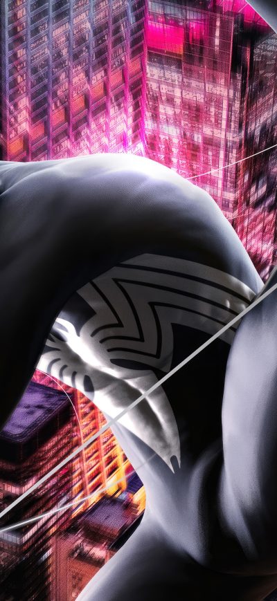 Fond d'écran iPhone Black Spiderman 4k Arts