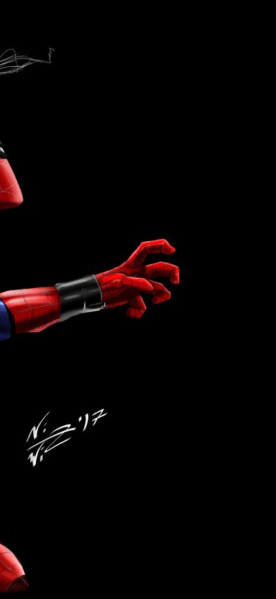Fond d'écran iPhone Spiderman 8k Art