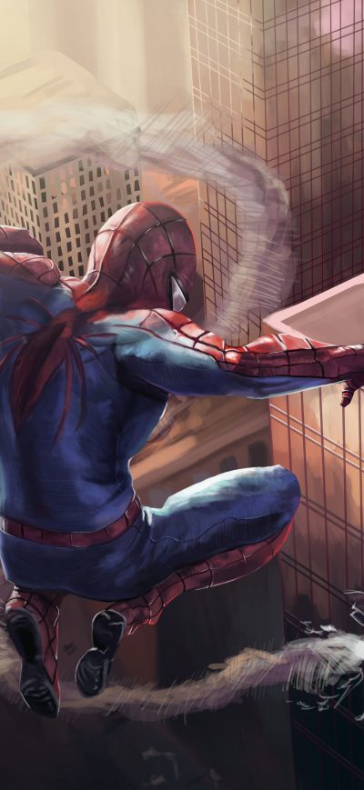 Fond d'écran iPhone Spiderman Fan Art 4k