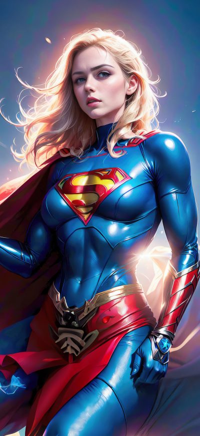 Fond d'écran iPhone Supergirl Goddess Of Sky