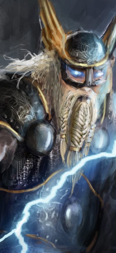 Fond d'écran iPhone Norse God Of Lightning 4k