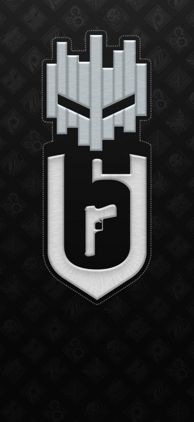 Fond d'écran iPhone Rainbow Six Siege 4k Minimalist