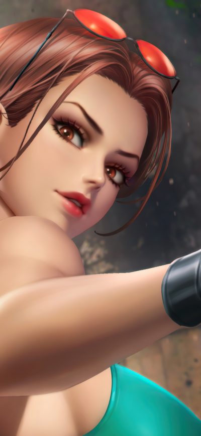 Fond d'écran iPhone Lara Croft Tomb Raider Art