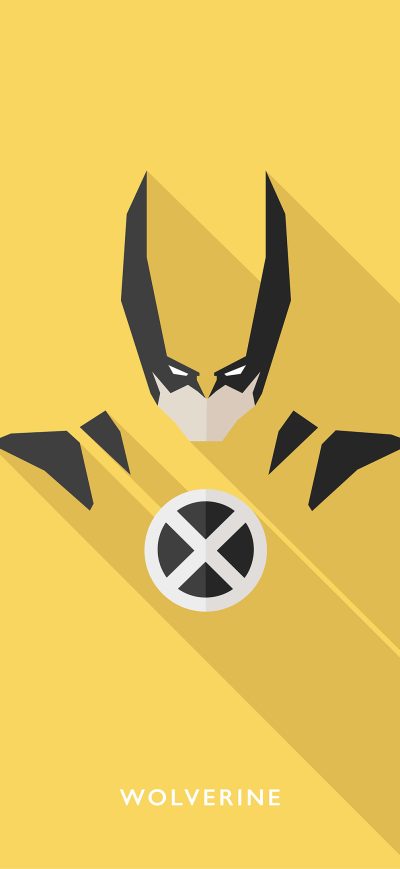 Fond d'écran iPhone Wolverine Minimalist 4k
