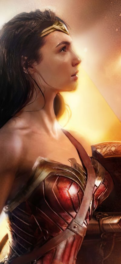 Fond d'écran iPhone Wonder Woman Ready For Anything 4k