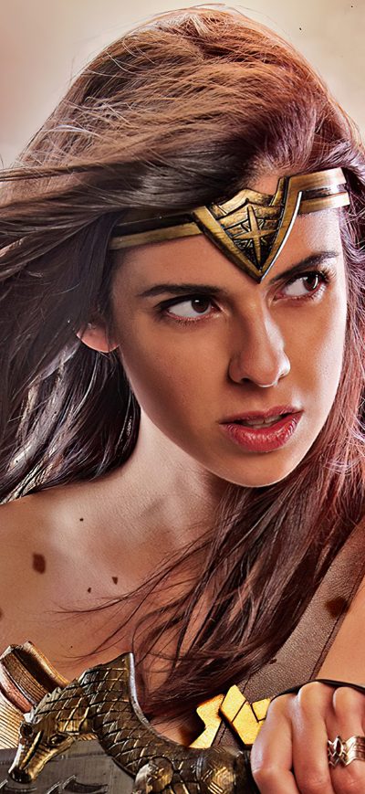 Fond d'écran iPhone Wonder Woman Cosplay 2022 4k