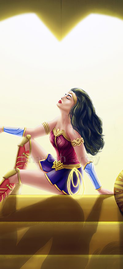 Fond d'écran iPhone Wonder Woman Pride