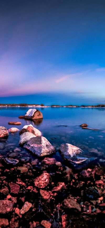 Fond d'écran iPhone Vibrant Nature Ocean 4k