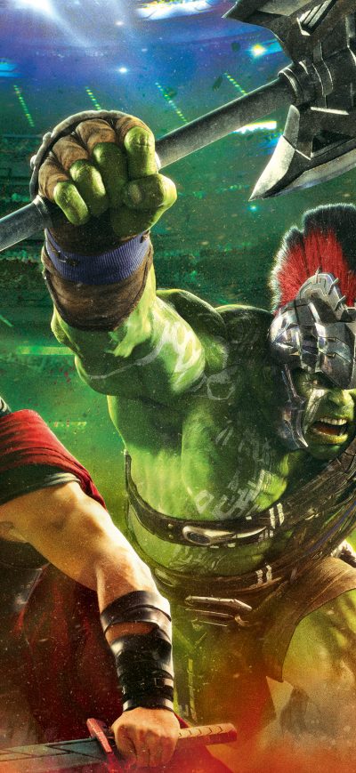 Fond d'écran iPhone Hulk And Thor In Ragnarok