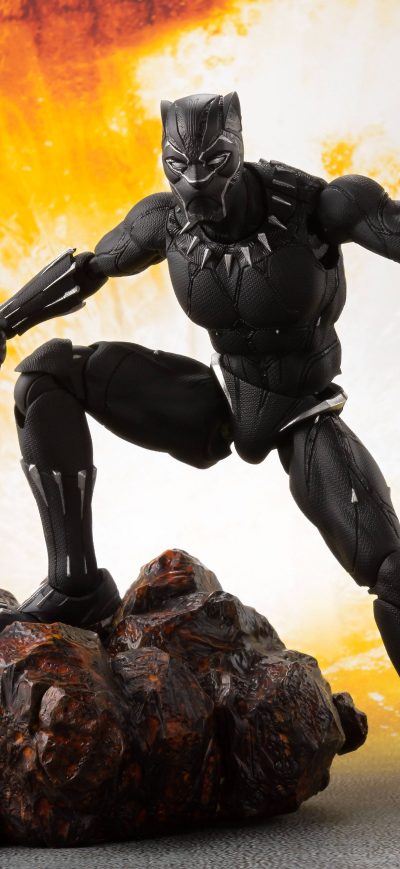 Fond d'écran iPhone Black Panther Action Figure 5k