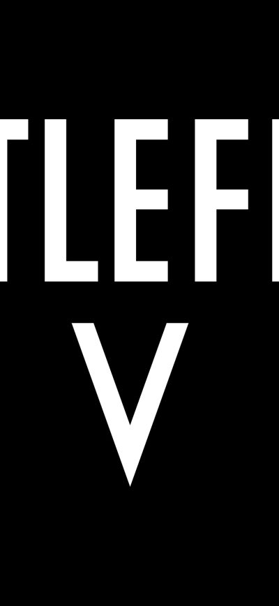 Fond d'écran iPhone Battlefield V Logo 4k