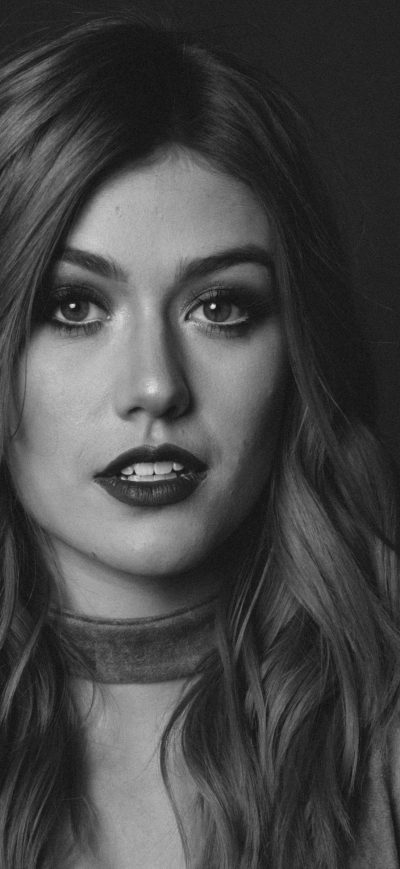 Fond d'écran iPhone Katherine Mcnamara Monochrome 4k