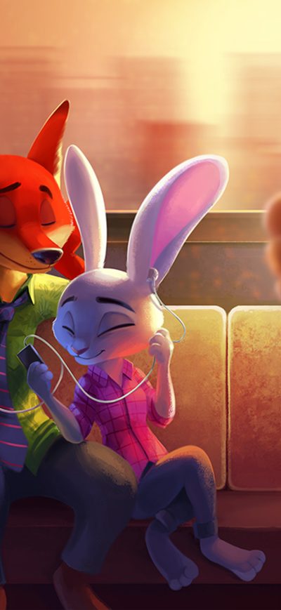 Fond d'écran iPhone Zootopia Disney Artwork