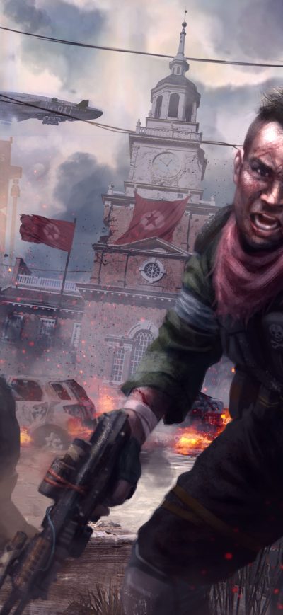 Fond d'écran iPhone Homefront The Revolution Video Game Artwork 4k