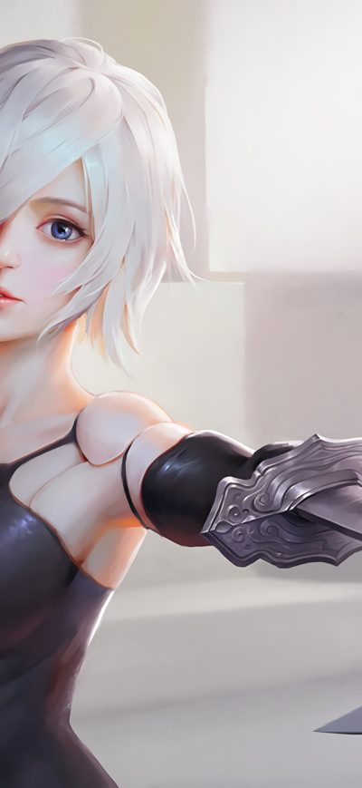 Fond d'écran iPhone Nier Automata Artwork HD