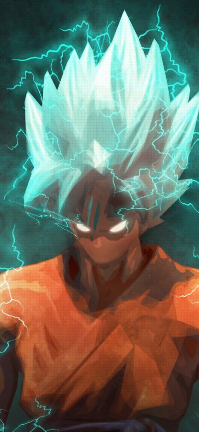 Fond d'écran Saiyan God sur iPhone