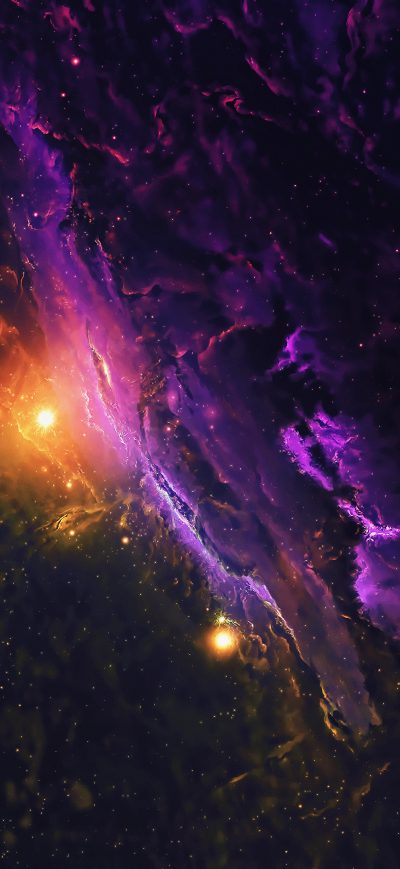 Fond d'écran iPhone Nebula Galaxy Space Stars Universe 4k