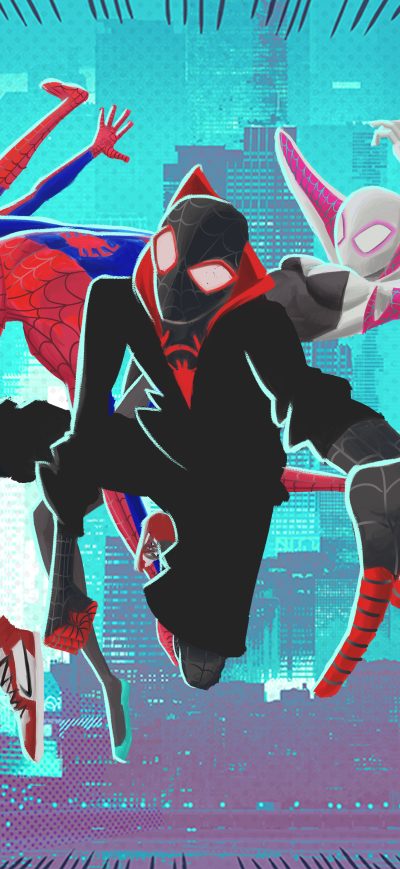 Fond d'écran iPhone SpiderMan Into The Spider Verse 4k New Artwork